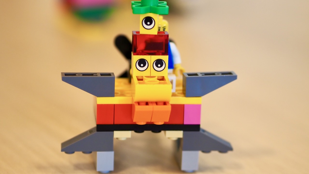 Mit LEGO gebautes Modell eines Wunschkunden